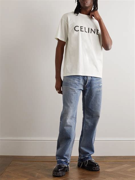 celine t shirt herren|Celine t shirt original.